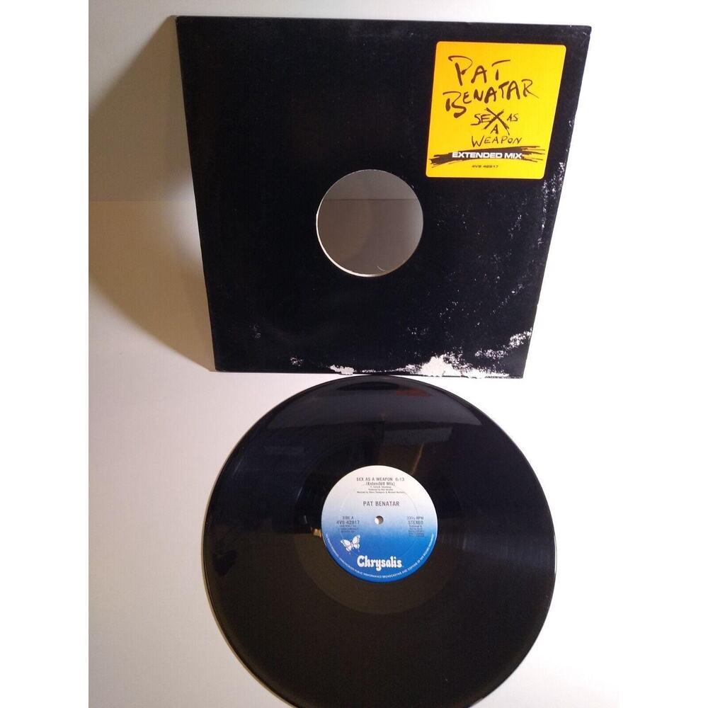 Pat Benatar Sex As A Weapon (Extended Mix) Vinyl 12" Record Promo 1985 Pop Rock